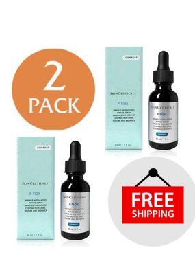 2xNEW Skinceuticals P-TIOX Wrinkle-Modulating Peptide Serum 1 fl oz/30ml SEALED